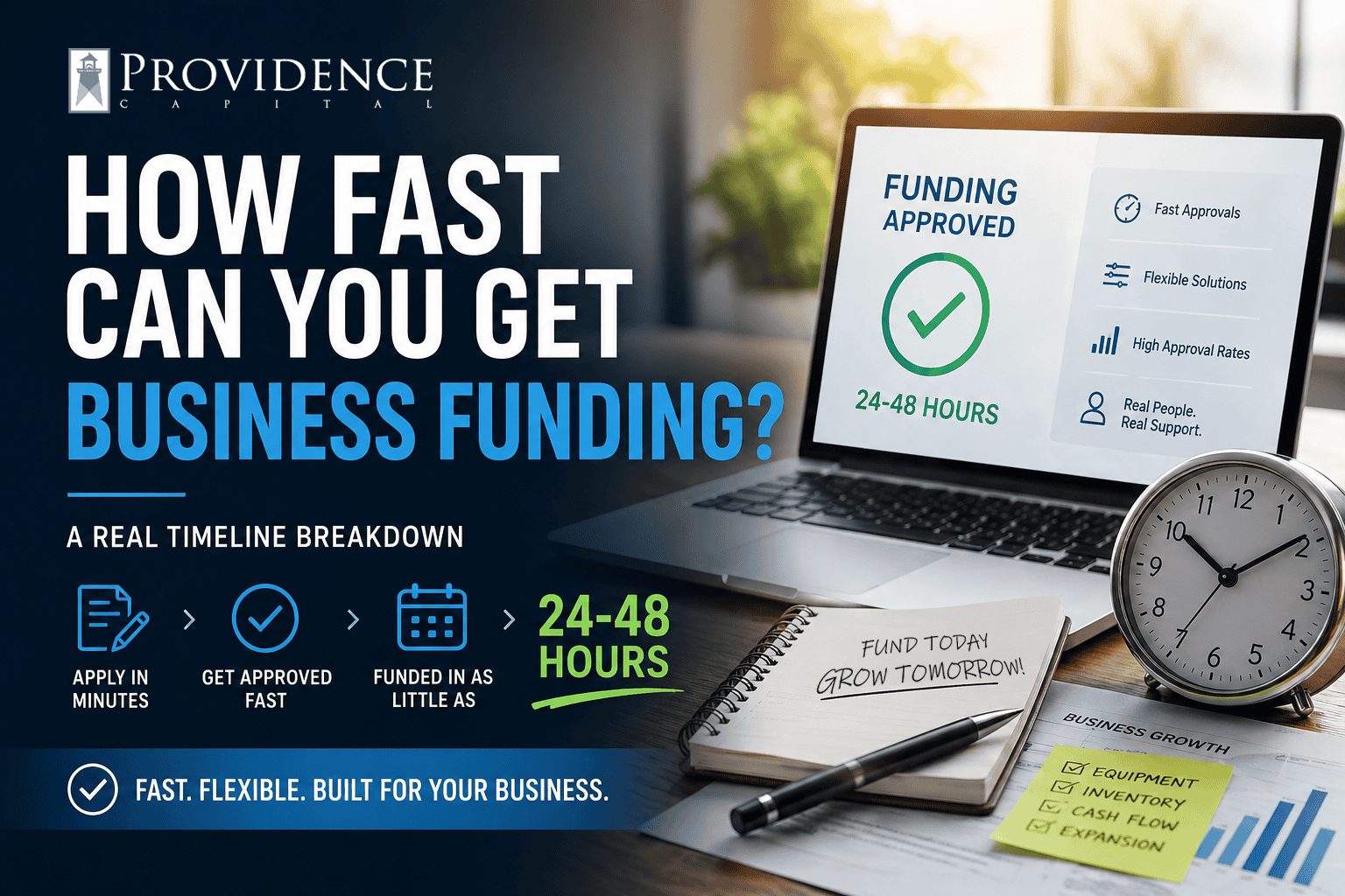 Fast funding with providence capital funding